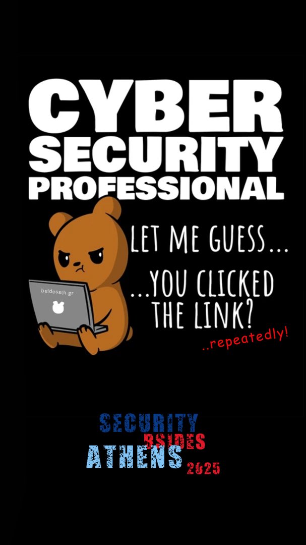 BSidesAth's tweet image. Security BSides Athens 2025 | 0x0A | the[Purge] ed. Final batch of #tickets just went live 🟩 First-Come - First Served. bsidesath.gr/index.php#Tick… Book #NOW, for the #1 community-powered security conference across the EU. 🏛️ Where Myths were Born &amp;amp; Legends Forged! #CyberLegend
