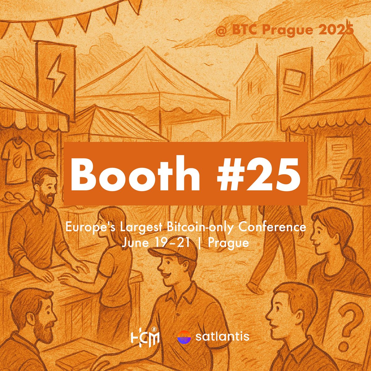 HCM Capital (@hcm_capital) on Twitter photo Weâre teaming up with <a href="/JoinSatlantis/">Satlantis: A new kind of Social Network</a> at booth #25Â at #BTCPrague!
Two teams, one mission: advancing freedom, sovereignty, and the Bitcoin future.
Come say hi, connect with us, and grab some exclusive merch.
#BTCPrague2025 #Bitcoin #FreedomTech #SovereignIndividuals #HCMCapital Weâre teaming up with <a href="/JoinSatlantis/">Satlantis: A new kind of Social Network</a> at booth #25Â at #BTCPrague!
Two teams, one mission: advancing freedom, sovereignty, and the Bitcoin future.
Come say hi, connect with us, and grab some exclusive merch.
#BTCPrague2025 #Bitcoin #FreedomTech #SovereignIndividuals #HCMCapital