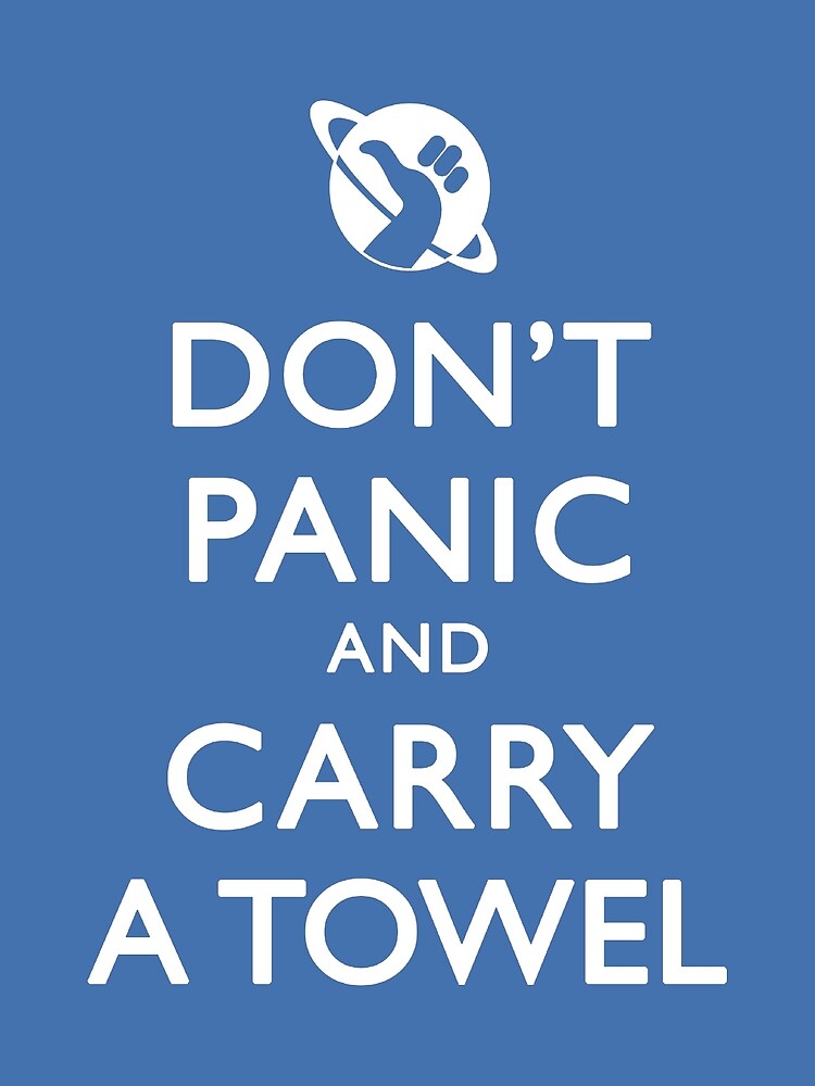 Lord_Arse's tweet photo. Happy Towel Day, folks. Always know where your towel is. You never know when you'll need to avoid the gaze of the Ravenous Bugblatter Beast of Traal, and many other useful things besides. https://t.co/wvKWpVHPPv