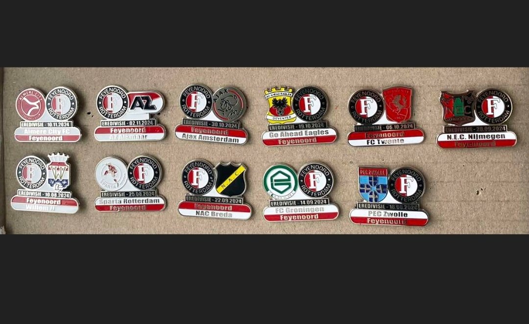 Binnenkort een keer wat standaard pins in de verzameling #feyenoordpins