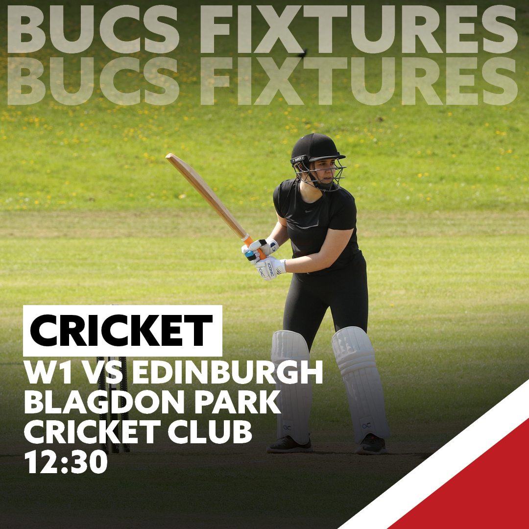 🔴 BANK HOLIDAY CRICKET 🔴

Our womens play Edinburgh this week in their last home game of the season! Make sure you get down to support them! Alongside this our Men's cricket face off against Newcastle in Varsity at Jesmond Cricket Club! Get down and support them too!