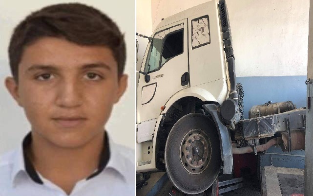 Unutma, unutturma / 03.09.2018
Hıdır Önder..
14 yaşında, rot balans atölyesinde çırak..
Mardin Nusaybin'de çiftlik tesislerinde balans ayarı yapılan tırın tekerinin tamir kanalına düşmesi sonucu aracın altında kalarak hayatını kaybetti..
#ÇocukİşçiliğiİleMücadeleye