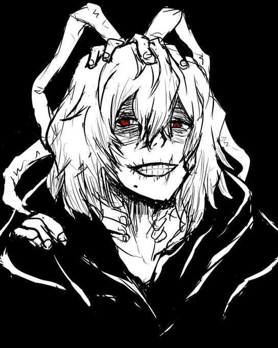 普段あんま描かない趣味全開お絵描き。ヒロアカで一番好きなキャラ描きました 
