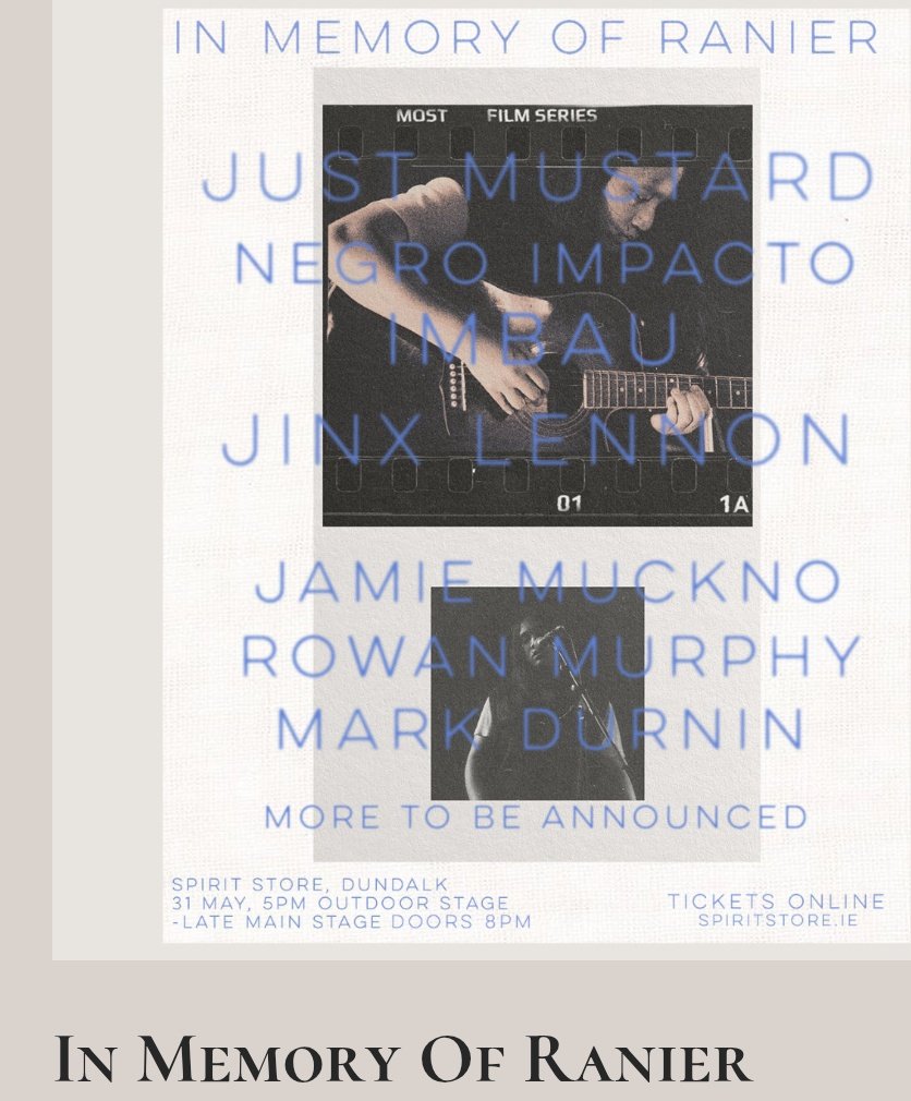 JINX LENNON (@freestatenova) on Twitter photo This Saturday <a href="/SpiritStore/">Spirit Store</a> I'm very happy to be part of the concert for Rainier Gaspar .It's a great line up and it's a testament to Dundalk to see the local musicians together in solidarity to celebrate this North Louth lad who tragically passed away .It will be a great night . This Saturday <a href="/SpiritStore/">Spirit Store</a> I'm very happy to be part of the concert for Rainier Gaspar .It's a great line up and it's a testament to Dundalk to see the local musicians together in solidarity to celebrate this North Louth lad who tragically passed away .It will be a great night .