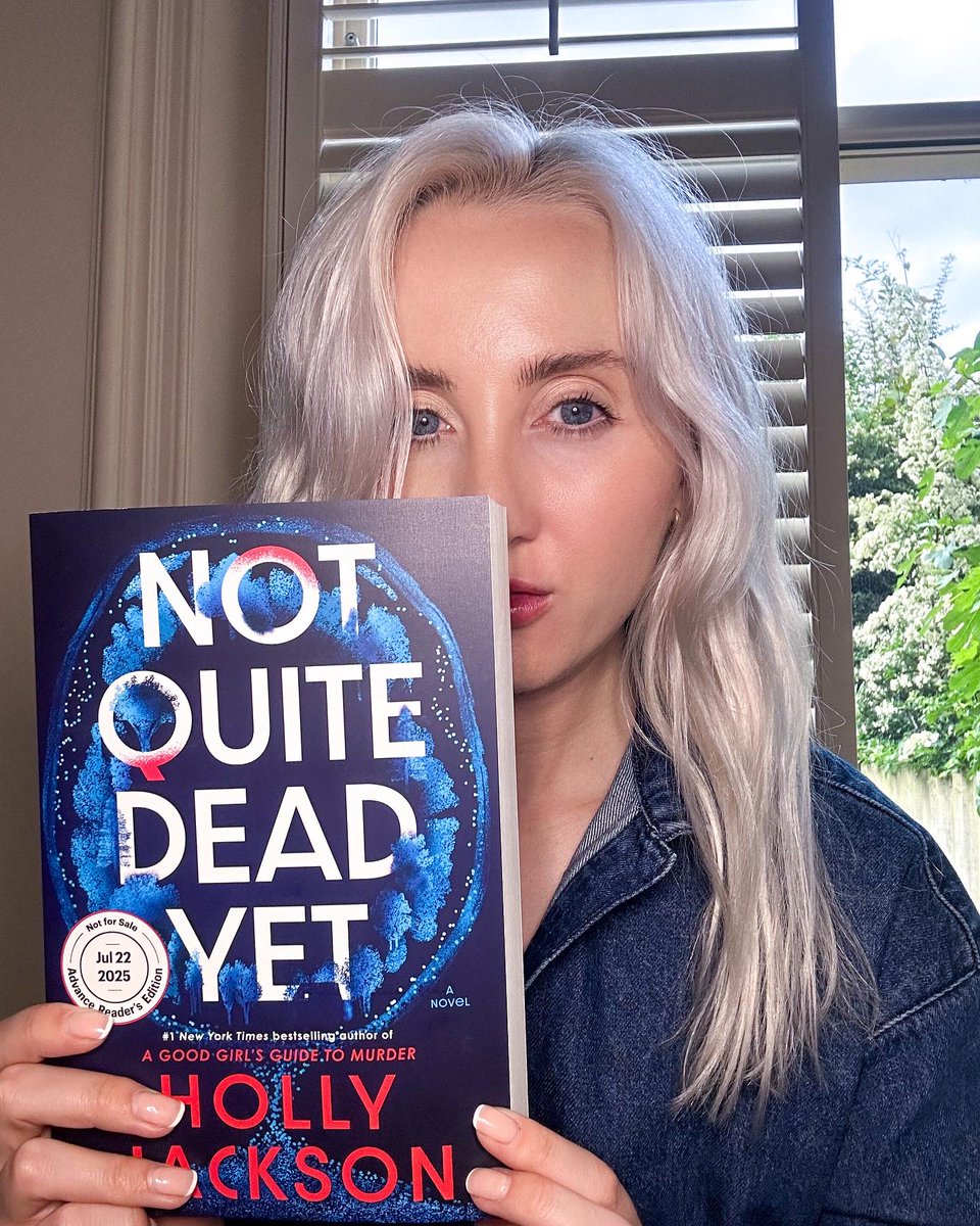 Not quite read Not Quite Dead Yet? It’s not out yet! But if you want an early copy, like this post and tag a friend you'd solve a murder with.
I’m giving away 3 advance copies (international OK, intergalactic not).
Ends Tues 27 May, 8pm BST.