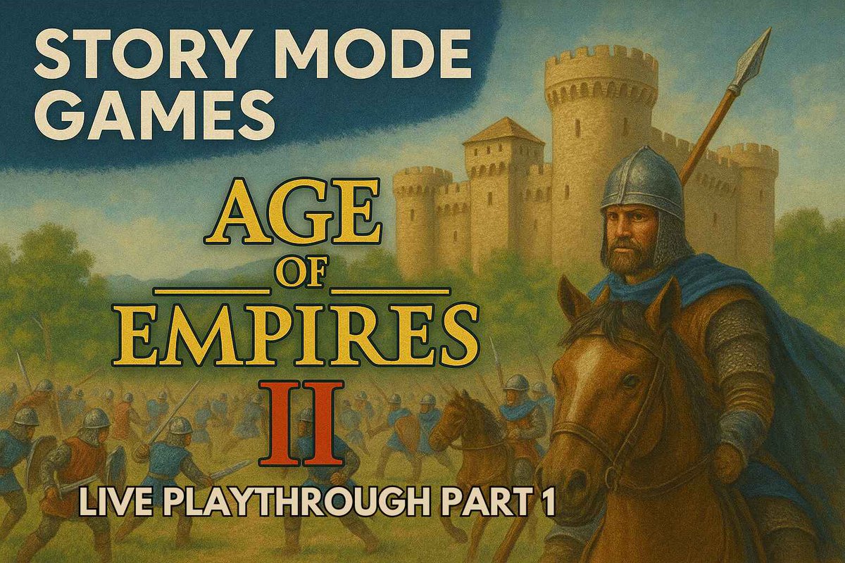 New game tonight!!

I've had a lot of interest in this one - It's #AgeOfEmpiresII

I'm an almost-complete newbie at this game... Join me

youtube.com/watch?v=3sRRSL…
