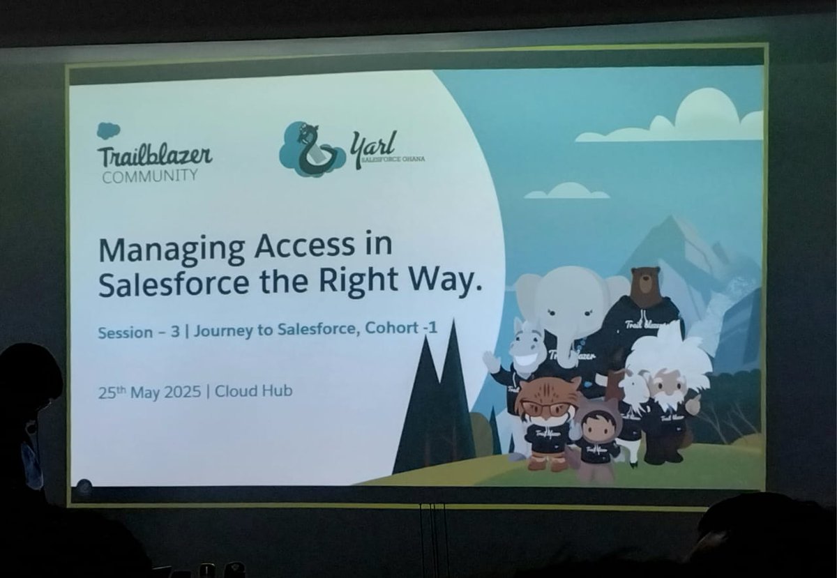 Raguljaan's tweet image. Happening Now - Minimum Access in Salesforce the Right Way

Excited to be part of this session to improve my skill and knowledge in how to manage user access effectively and securely.

@salesforce 
@trailhead 
@YarlSFO 
#Journey2Salesforce
#DataSecurity
#YarlSFO
#salesforce