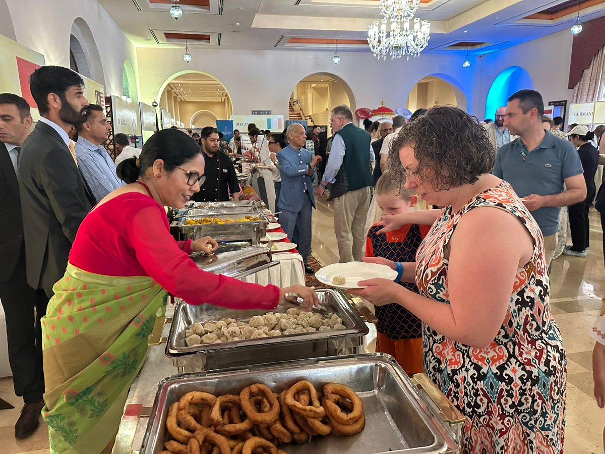 The Embassy participated in the Taste the World food festival organized by Islamabad Foreign Women's Association at Hotel Serena today and showcased Nepali cuisine and culture.