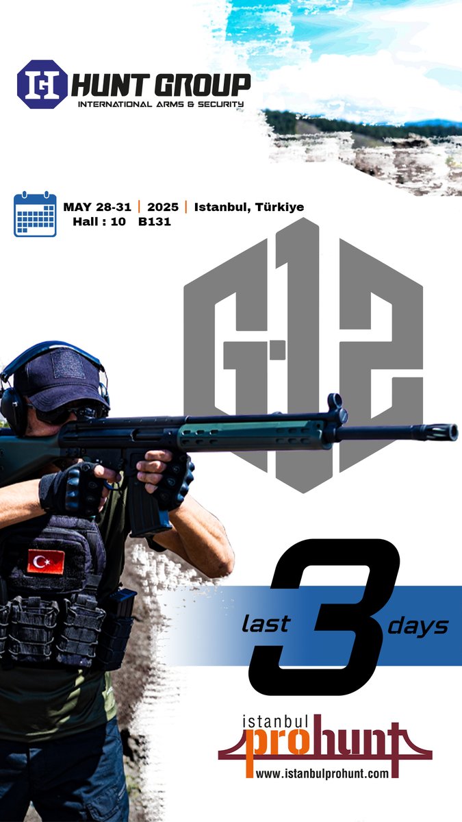 huntingweapons's tweet photo. we are excited to welcome our customers at Prohunt İstanbul 2025 https://t.co/0VcFiBcYAD