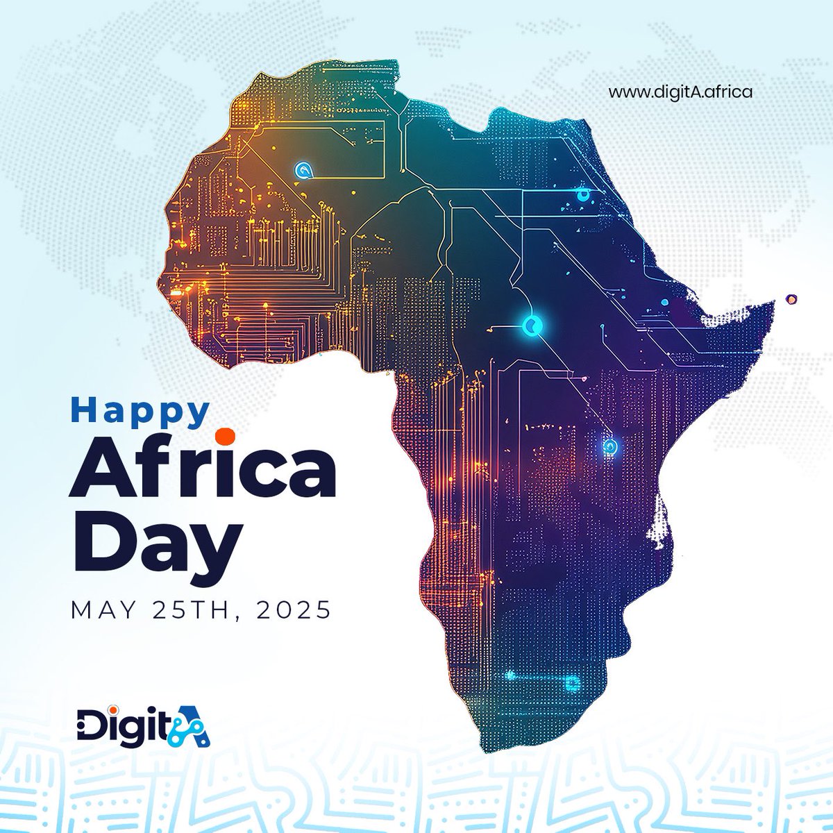 Happy Africa Day from all of us at DigitA! As we celebrate Africa Day, we recognize how far we’ve come, but also how much we must do. 

The work is ahead.

#AfricaDay2025 #DigitA