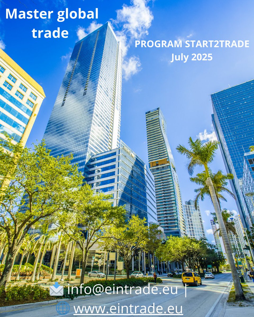 COMERCIO INTERNACIONAL
8 SESIONES INTENSIVAS PARA EL EMPLEO , 2 por semana , presenciales / online para la gestión eficiente de los puntos clave de las actividades de comercio y logística internacional.
eintrade.eu/page/discover-…
#start2trade #logisticainternacional #empleoglobal