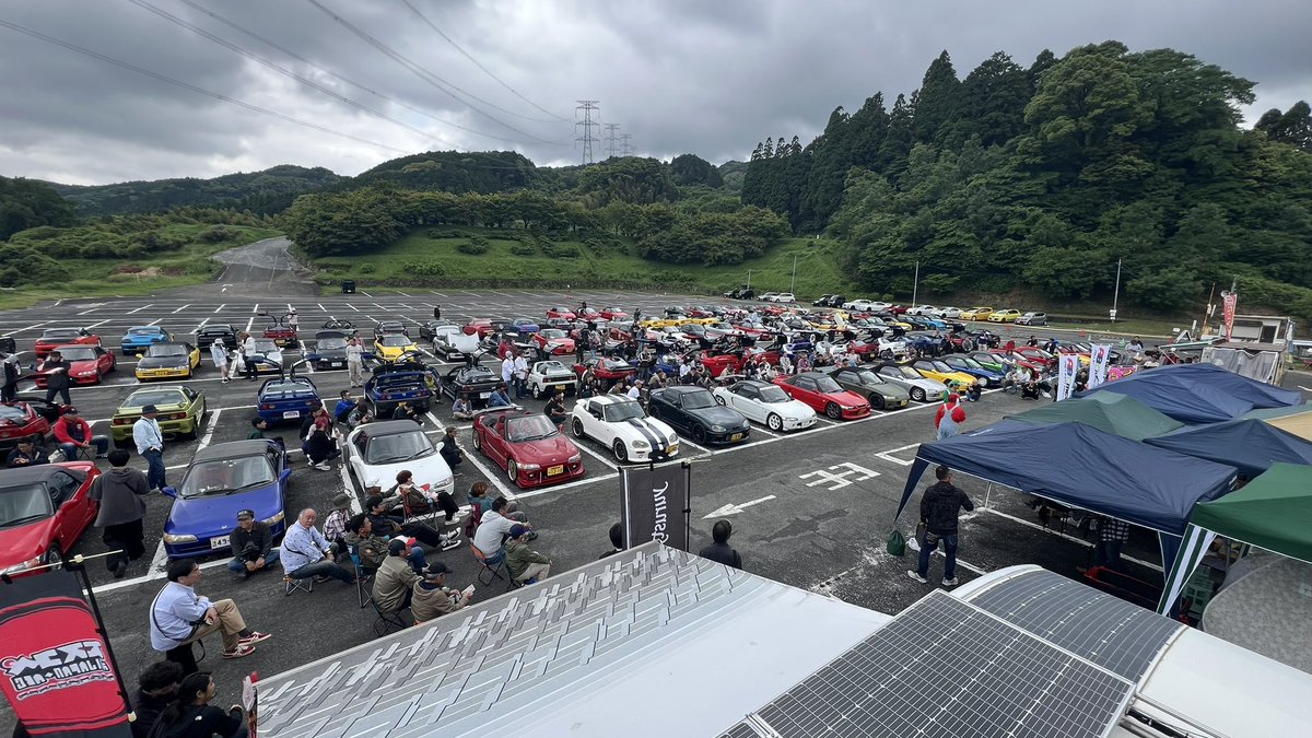 riz_copen's tweet photo. 2019年ぶりの #ABCMTG ‼️
愛知からキャンピングカーで佐賀へ！
150台超のABCに囲まれて幸せな1日でした❣️
初参加の方も多く、
沢山の方に見ていただけて感謝！
毎週の出店で展示も進化中(笑
遠いけどABCスタッフさんに会えるのが嬉しくて…来年も期待してます‼️
#ユルスタ #copen #az1 #beat #カプチ https://t.co/6O0BLJtgCq