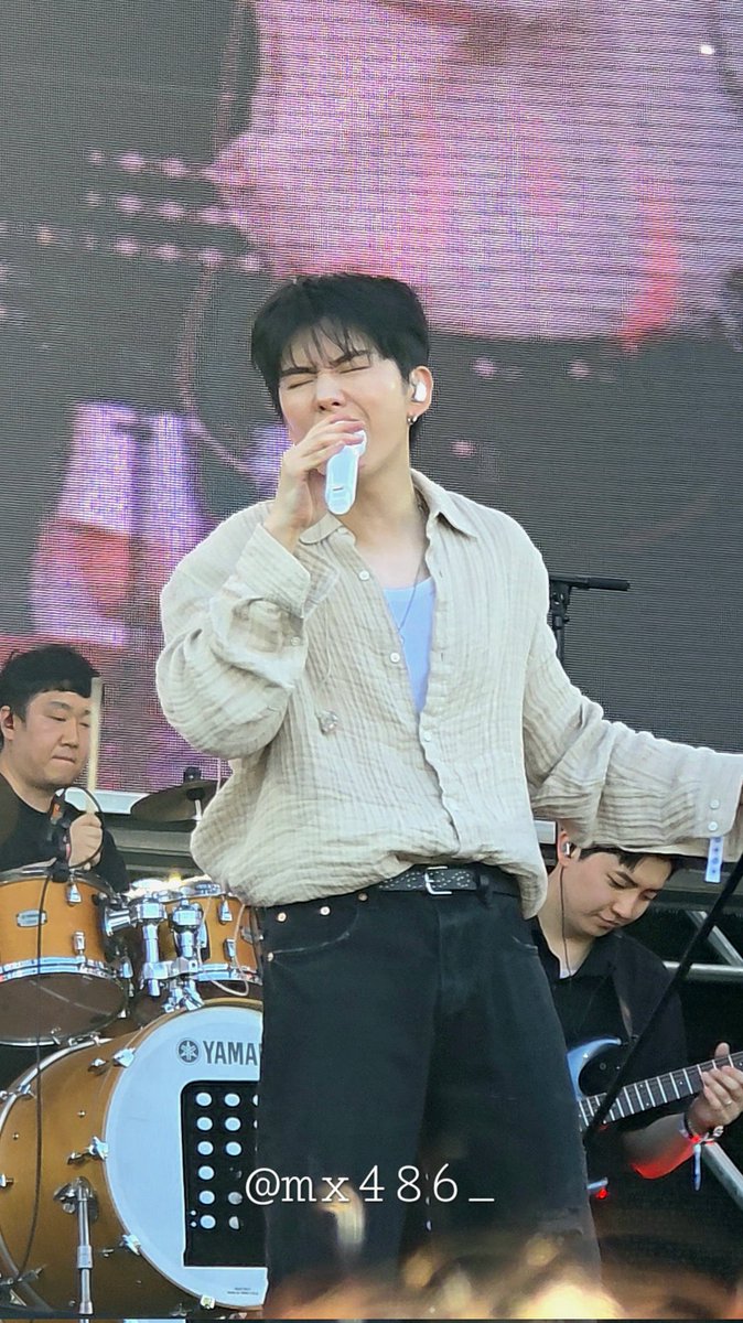 MX486_'s tweet photo. 250525 #PEAKFESTIVAL 2025 #기현 #몬스타엑스 역대급 힘들었던 페스티벌 
#어덕행덕 #페스티벌베베 https://t.co/ryeurAIYmF