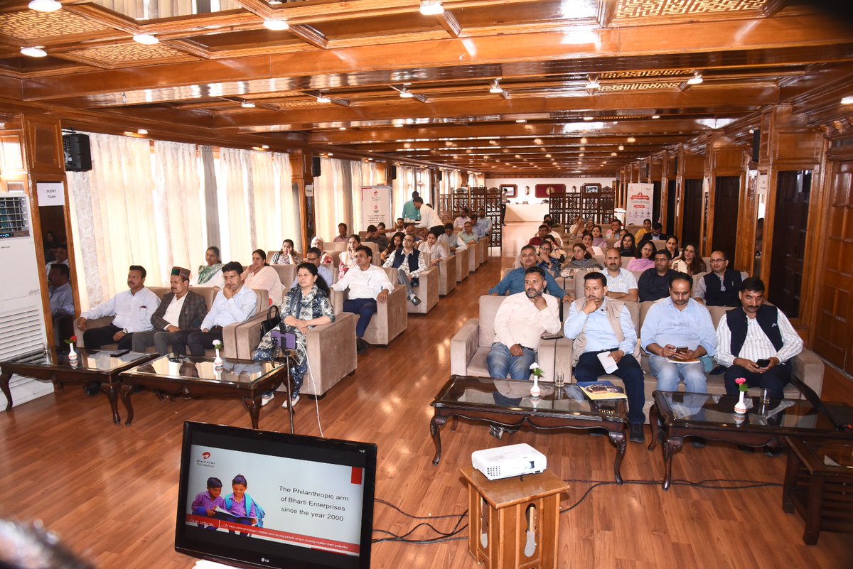Empowering Young Minds Through Life Skills and Mindfulness!

Bharti Airtel Foundation, in partnership with Samagra Shiksha, Himachal Pradesh, proudly launched the Life Skills under the Mindfulness Curriculum.

 The launch event was inaugurated by Hon’ble Education Minister Shri