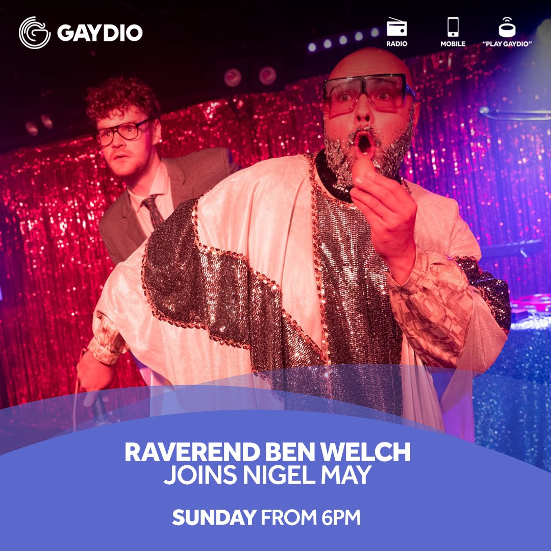 Nigel May (@nigel_may) on Twitter photo Join me <a href="/Gaydio/">Gaydio</a> 6-8pm with this bevy of beauties….
📻 97.8fm or 88.4fm
📱 Gaydio App | DAB
🖲 ‘ALEXA play Gaydio’
🎧 gaydio.co.uk/player
<a href="/theebillyporter/">Billy Porter</a> <a href="/OUTtv/">OUTtv</a> <a href="/pommusical/">popoffmichelangelo</a> Join me <a href="/Gaydio/">Gaydio</a> 6-8pm with this bevy of beauties….
📻 97.8fm or 88.4fm
📱 Gaydio App | DAB
🖲 ‘ALEXA play Gaydio’
🎧 gaydio.co.uk/player
<a href="/theebillyporter/">Billy Porter</a> <a href="/OUTtv/">OUTtv</a> <a href="/pommusical/">popoffmichelangelo</a>
