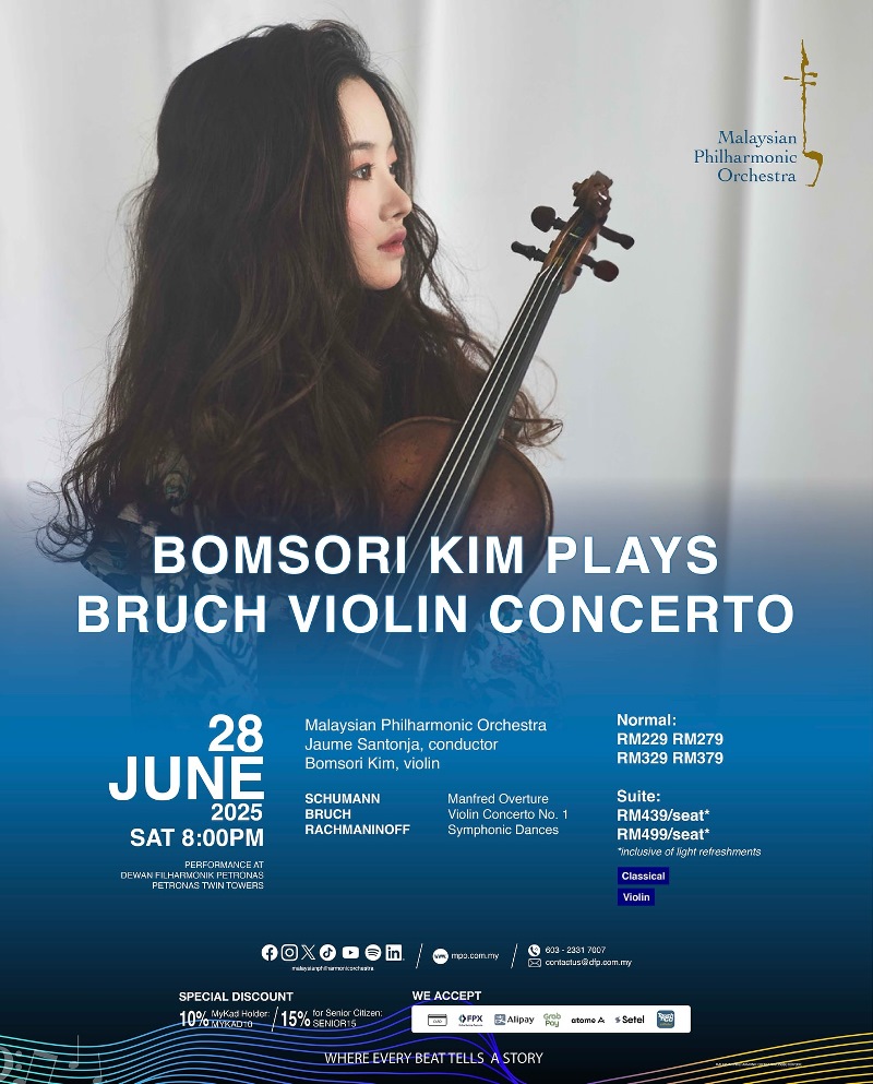 Bomsori Kim Plays Bruch Violin Concerto @ Dewan Filharmonik PETRONAS, Level Two, Tower Two, PETRONAS Twin Towers, KL (26/06/2025).

Link:
1in1m.proboards.com/thread/24090/b… 

<a href="/BomsoriKim/">Bomsori</a> #BomsoriKim #MPO #DFP #RentakSejuta
