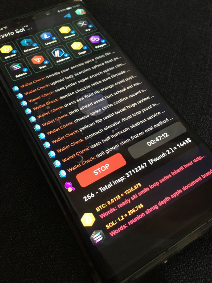 wallet_finder1's tweet image. Wallet finder software🔥
Finding lost wallets with balance💸
For more detail and order,
t.me/wallet_Finder_…
#wallet     #hackcrypto #hackwallet #walletfinder #finderwallet #seedphrase #recovery #RecoveryPhrase #trustwallet #profit #trade $btc $eth $usdt $sol $bnb