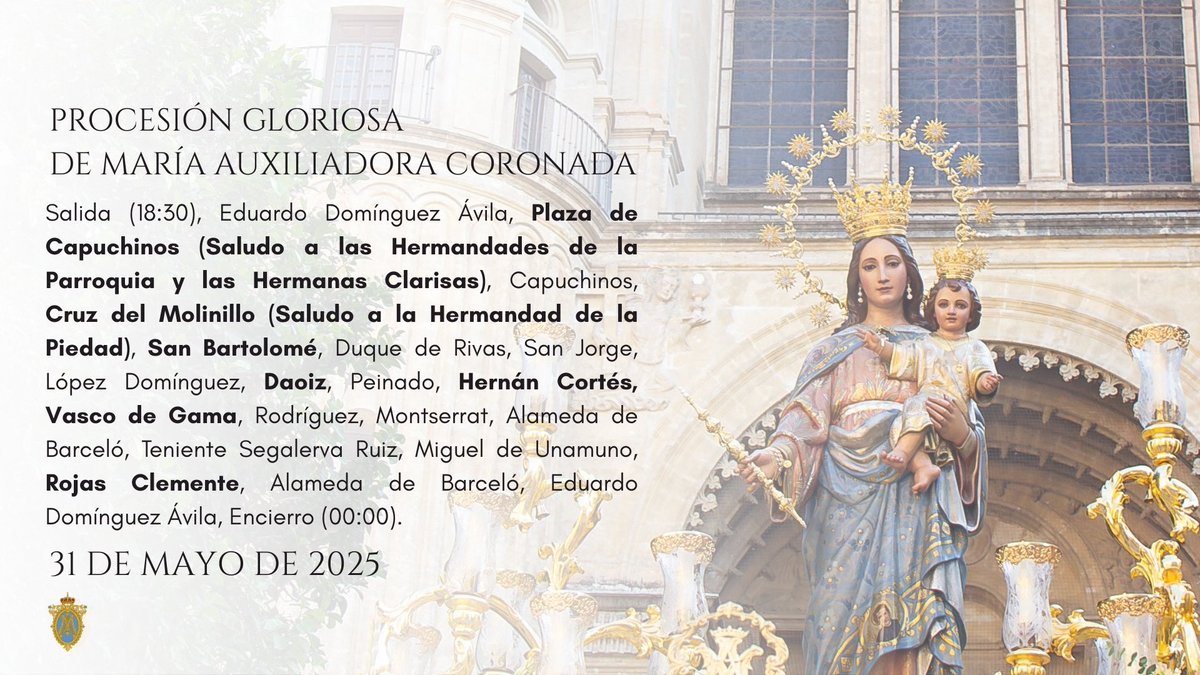 María Auxiliadora Málaga tweet media