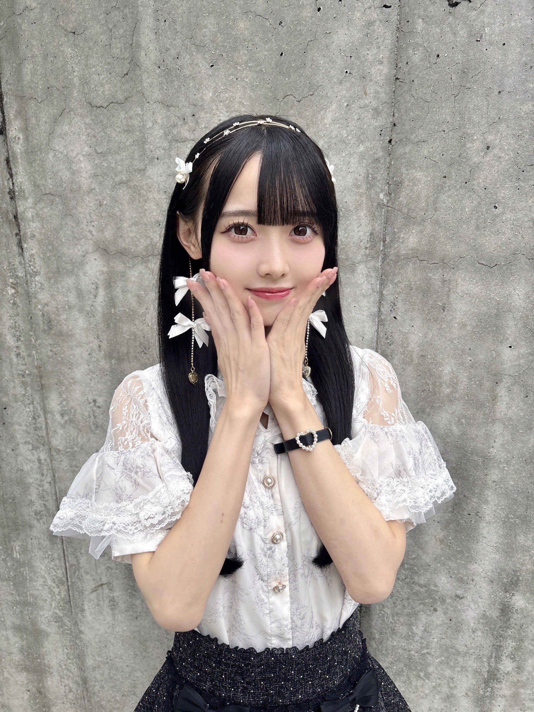 松本ももな】ハーフジップスウェット - ピンク - 高嶺のなでしこ