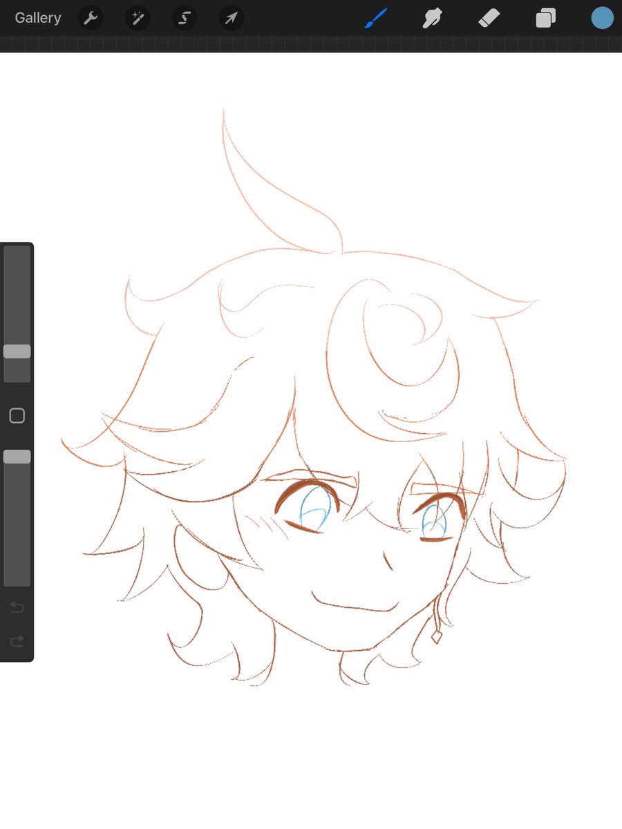 Trying to flesh out an art style I like. #Childe #GenshinImpact #drawing