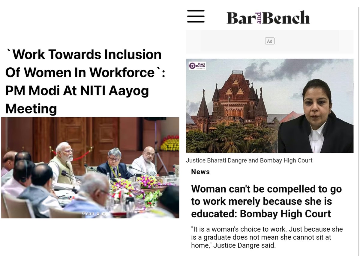 BJP hits a Chakka - Judiciary hits a Chauka 

#SchrödingerFeminism