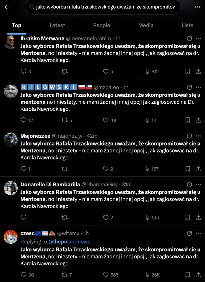 Radosław Potrac (@radziomag) on Twitter photo Jako wyborca <a href="/trzaskowski_/">Rafał Trzaskowski</a> uważam, że sytuacja utrwalona na nagraniu z <a href="/sikorskiradek/">Radosław Sikorski 🇵🇱🇪🇺</a> pokazuje - iż mój kandydat dogada się z każdym. Nie mam innej opcji jak głosować na Rafała Trzaskowskiego. Jako wyborca <a href="/trzaskowski_/">Rafał Trzaskowski</a> uważam, że sytuacja utrwalona na nagraniu z <a href="/sikorskiradek/">Radosław Sikorski 🇵🇱🇪🇺</a> pokazuje - iż mój kandydat dogada się z każdym. Nie mam innej opcji jak głosować na Rafała Trzaskowskiego.