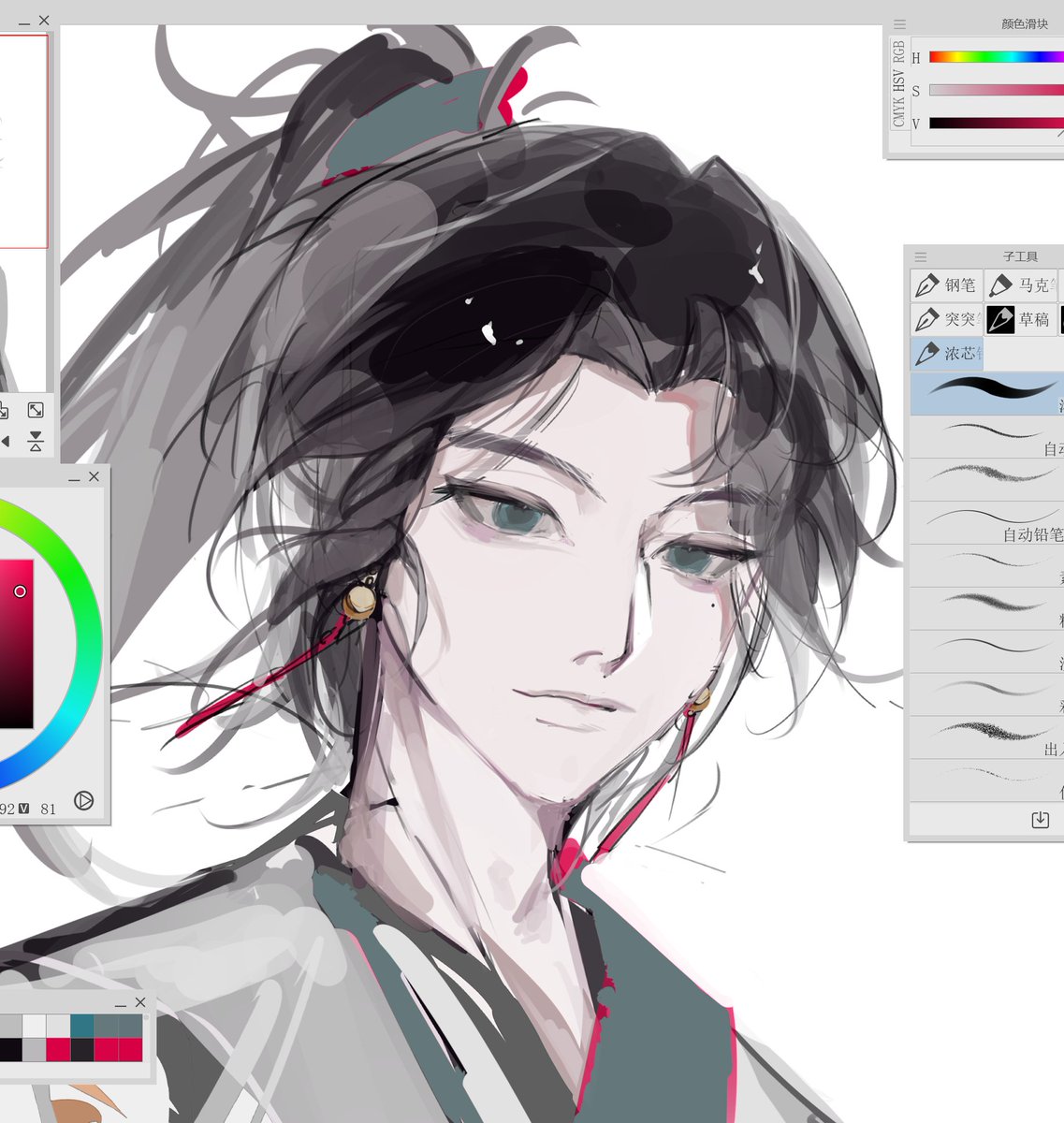 _xiyo_'s tweet image. wip
#artmoots #rgkg #art