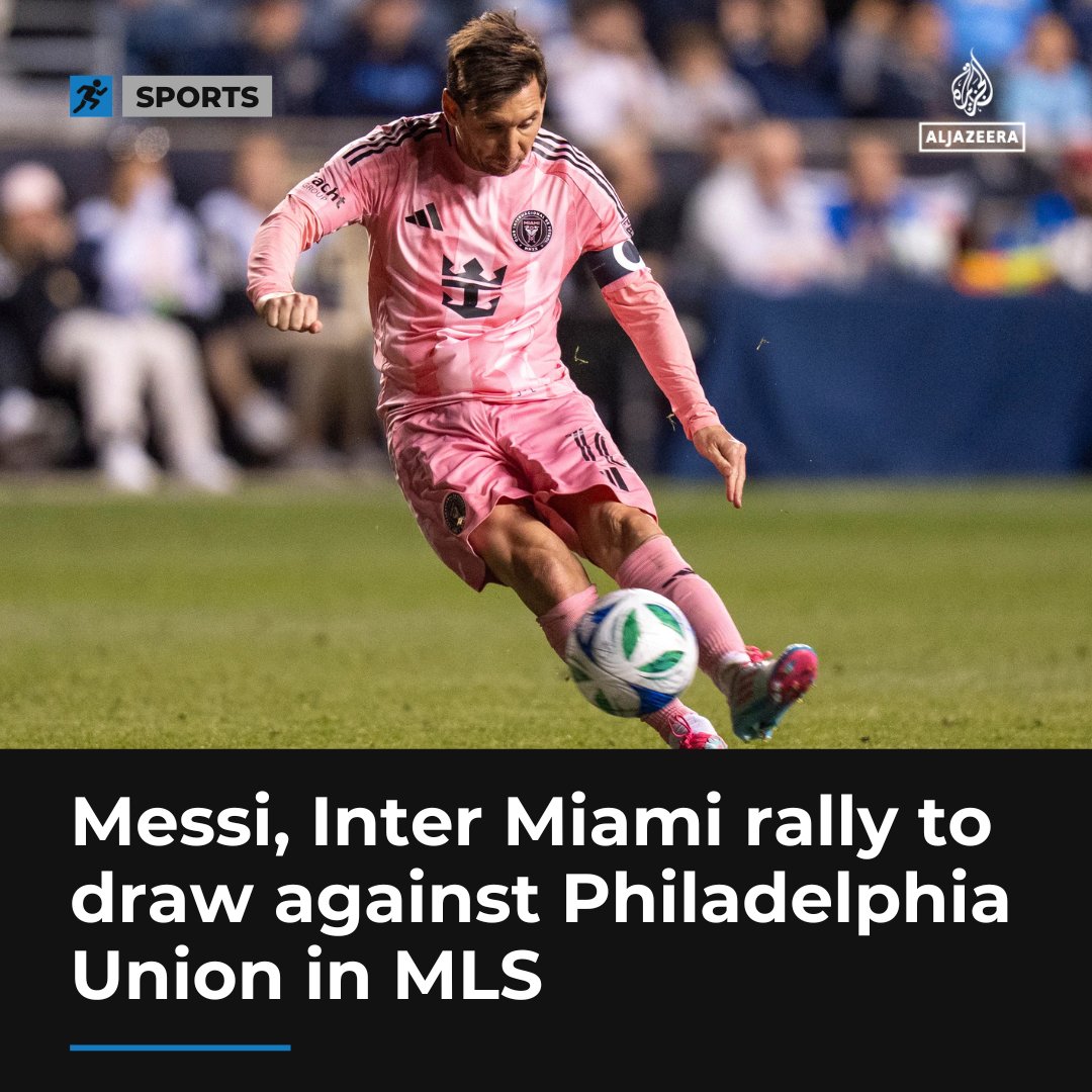 Late goals by Lionel Messi and Telasco Segovia allow Inter to split the points on the road against Philadelphia Union aje.io/bpvty9