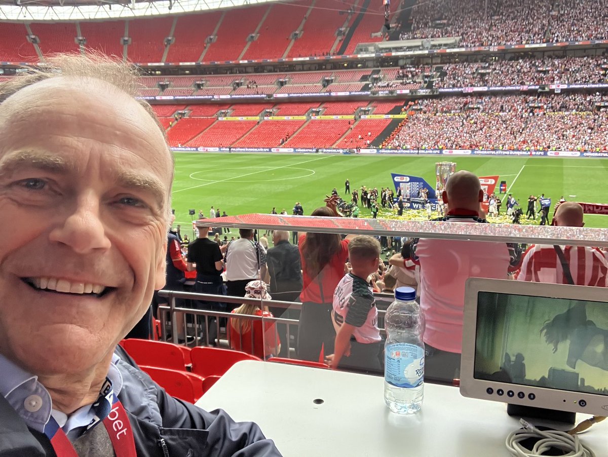 Jeff Brown (@jeffab61) on Twitter photo Came off the bench for (probably) my final stint in the Wembley press box. And what a way to sign off! Match report on tonight’s BBC Look North <a href="/BBCNEandCumbria/">BBC North East</a> Came off the bench for (probably) my final stint in the Wembley press box. And what a way to sign off! Match report on tonight’s BBC Look North <a href="/BBCNEandCumbria/">BBC North East</a>
