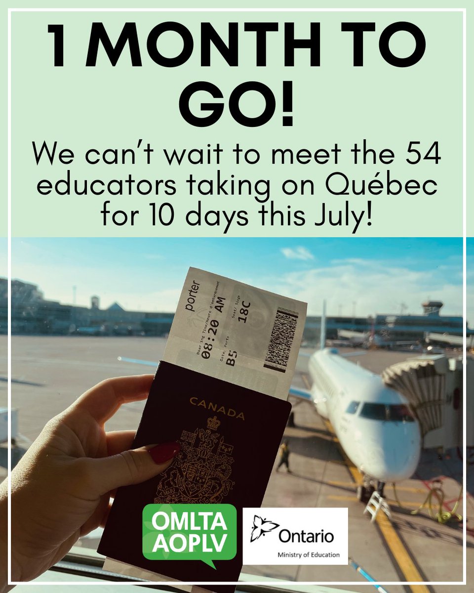 See you soon! 😍

1 month to go until 54 amazing educators will head to Québec to learn and explore while working to improve their French language skills!