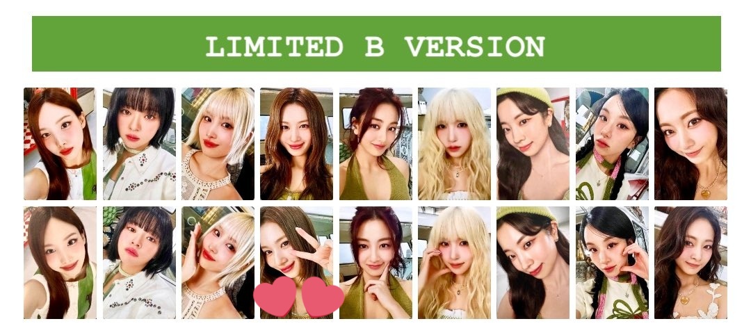 TWICE 交換 トレカ TWICE5 

【譲】初回盤A ジヒョ、チェヨン
　　　初回盤B モモ、ジヒョ
　　　タワレコ特典 ジョンヨン

【求】💕初回盤Bサナ
　　　タワレコ特典 サナ

封入⇆封入、特典⇆特典
郵送希望📮
お気軽にお声掛けください🌼