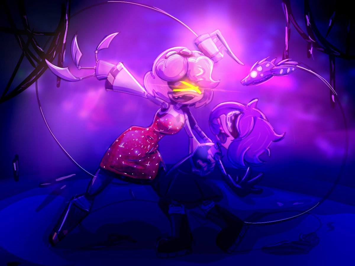 Oh no… anyways here’s my prom vuzi drawing I did last night
#murderdrones #Vuzi