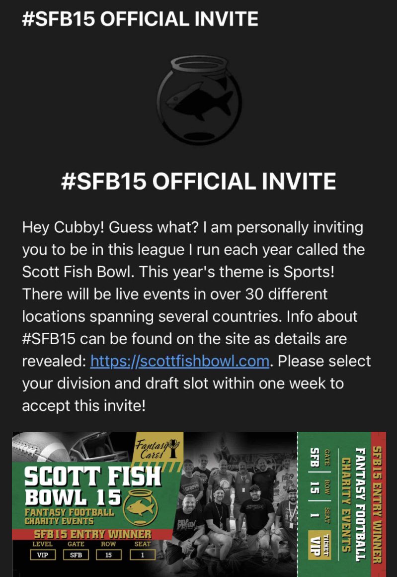 Cubby Strickland (@cubbystrickland) on Twitter photo It’s been raining here all month. The tide must be very high because this weekend a wave came and swept me away 🌊 #SFB15
Let’s go 😃 👏 ⚡️<a href="/TheSportsAffili/">The Sports Affiliation</a>⚡️ It’s been raining here all month. The tide must be very high because this weekend a wave came and swept me away 🌊 #SFB15
Let’s go 😃 👏 ⚡️<a href="/TheSportsAffili/">The Sports Affiliation</a>⚡️