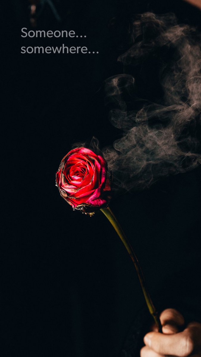 Someone – somewhere.