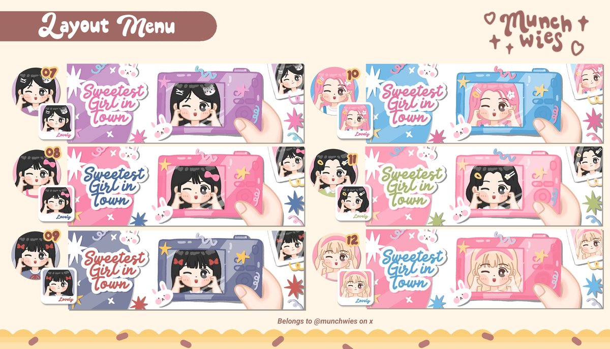 help rt please! 🍫

Hi 👩🏻‍🍳 Aku bawa layout chibi ready stock dari katalog cute-cam! sudah siap adopsi via DM 💌🧸25.OOO/ea dan kamu bisa bawa pulang anak kicik imup inii! avail retext recolor (check ALT) thank youu🥛🍪

#zonauang