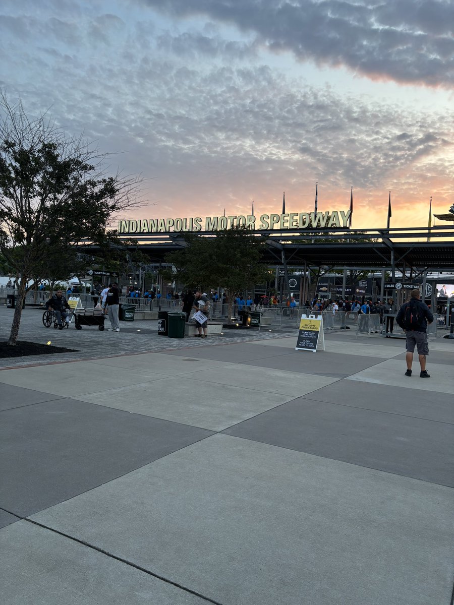 Beautiful sunrise and gates are open!!

<a href="/WTHRcom/">WTHR.com</a>