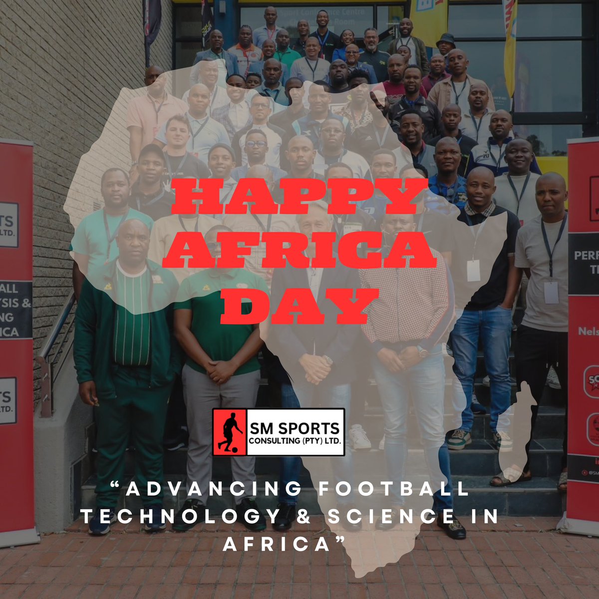 SMSportsCons's tweet image. ❤️ Happy Africa Day ❤️
As our vision says for Africa, through our educational programs, we want to advance knowledge on football technology and science in Africa.
#InspireBeyond #EvolvingWithTheGame #AfricaDay #HappyAfricaDay