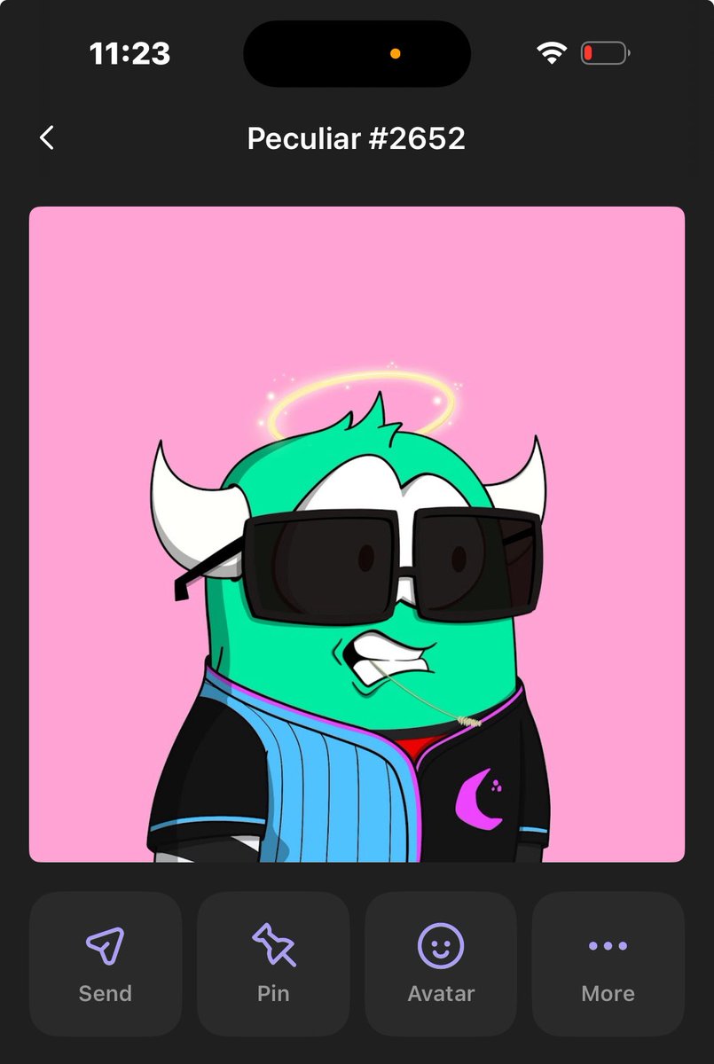 Yo Legends, big thanks to <a href="/theryhead/">ryhead</a> for giving me this awesome <a href="/peculiarsinc/">PECULIARS INC</a> NFT! 🎉 

The creativity in this collection is next level🔥, NFTs lovers definitely need to check out their collection.