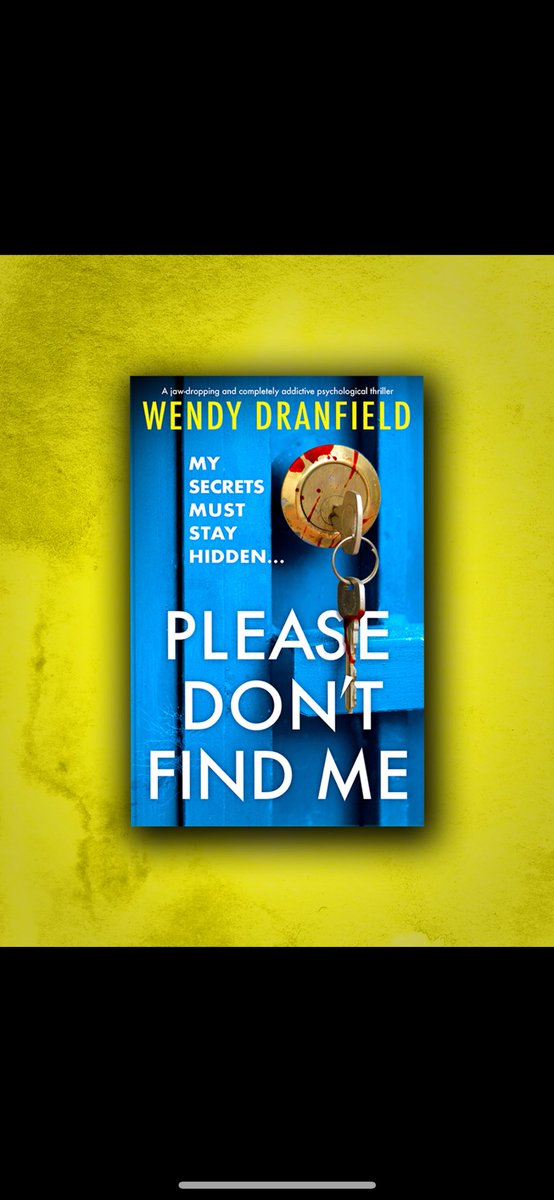 Please Don’t Find Me by Wendy Dranfield is out now! <a href="/bookouture/">bookouture</a> 
This is a great psychological thriller 📚✍️⬇️
goodreads.com/book/show/2285…