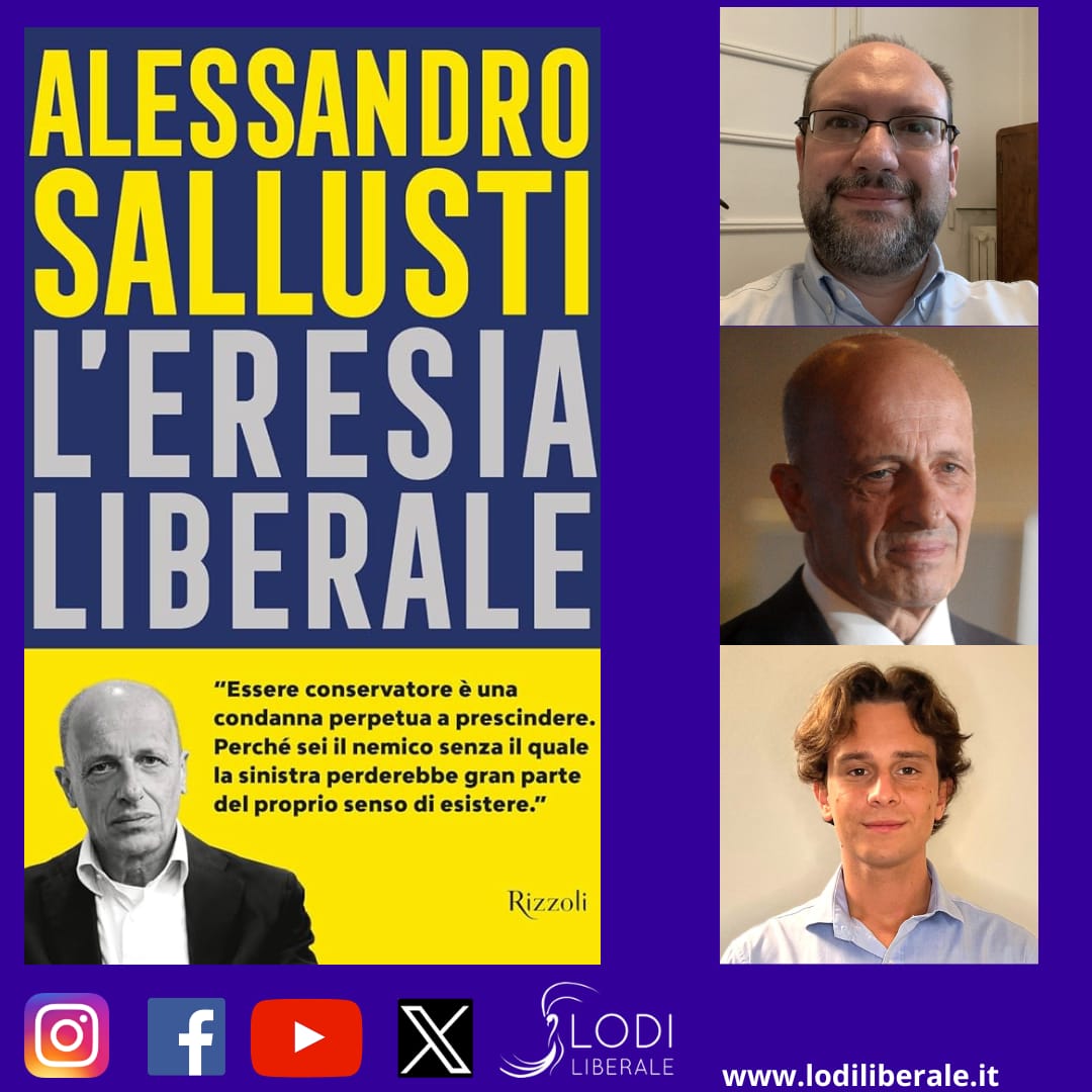 Vi aspettiamo MARTEDÌ 27 MAGGIO alle ore 21:00 presso Via Isola Caprera 14 a Lodi, presenteremo il libro "L'eresia liberale" pubblicato da <a href="/RizzoliLibri/">Rizzoli Libri</a> insieme a: <a href="/alesallusti/">Alessandro Sallusti</a>, <a href="/stemagni76/">Stefano Magni</a> e Michele Ranzini