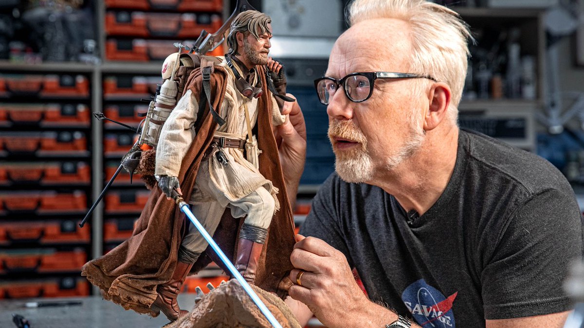 JediNewsNetwork's tweet photo. Adam Savage Unboxes Grogu's Motorized Pram! - https://t.co/HRFiT5D59p #StarWars @StarWars @donttrythis @testedcom #PropReplicaForum #AdamSavage @RanchoObiWan #Grogu @Mattel @TheMandalorian #Pram https://t.co/20aeCS7KRf