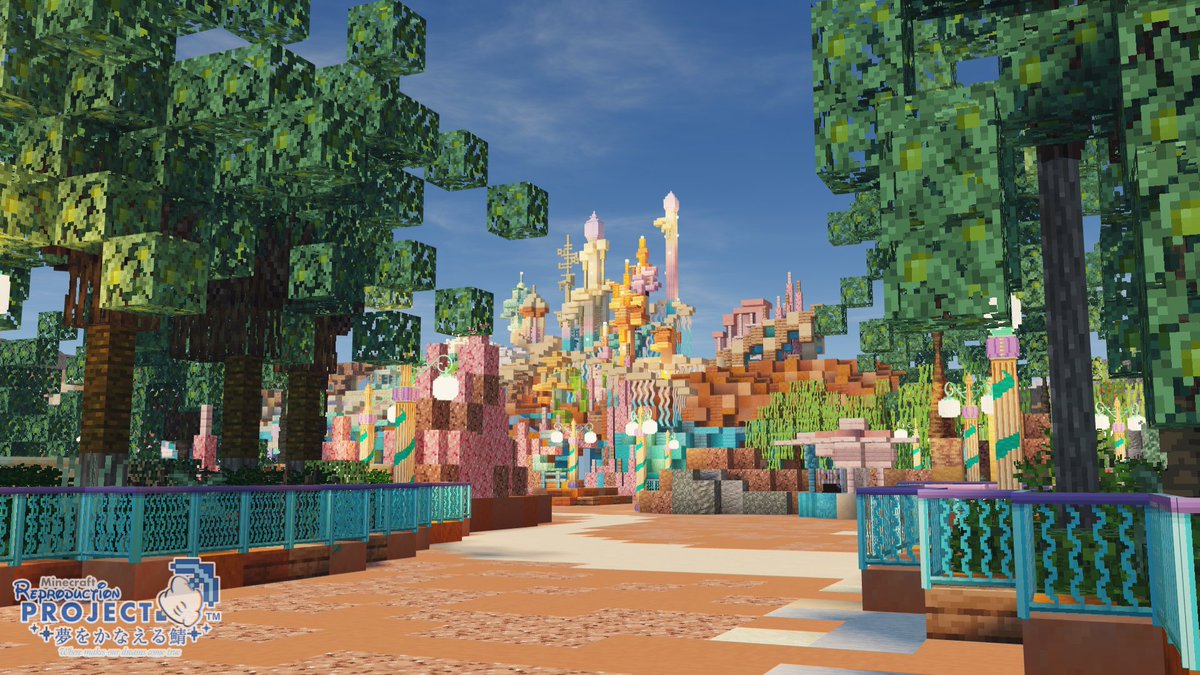 Repro_P's tweet photo. #マイクラ で再現中のディズニーシー✨
マーメイドラグーン🧜♀️
#Repro_now #Minecraft https://t.co/wzmw32HXcy