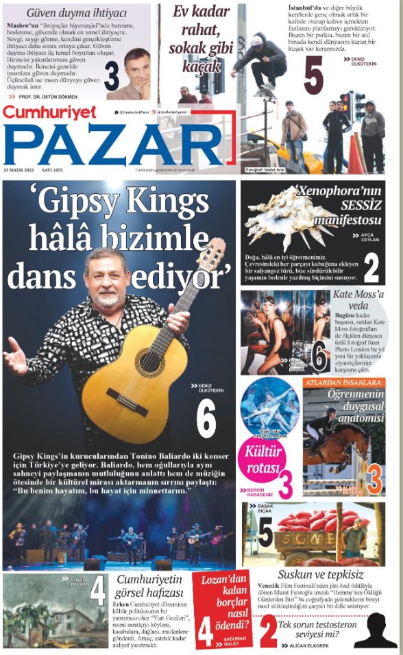 AnkaraCUMOK (@ankaracumok) on Twitter photo Bugün Günlerden CUMHURİYET PAZAR...
İyi okumalar...
<a href="/cumhuriyetgzt/">Cumhuriyet</a> <a href="/CumhuriyetPazar/">Cumhuriyet Pazar</a> <a href="/AnkaraCUMOK/">AnkaraCUMOK</a> Bugün Günlerden CUMHURİYET PAZAR...
İyi okumalar...
<a href="/cumhuriyetgzt/">Cumhuriyet</a> <a href="/CumhuriyetPazar/">Cumhuriyet Pazar</a> <a href="/AnkaraCUMOK/">AnkaraCUMOK</a>