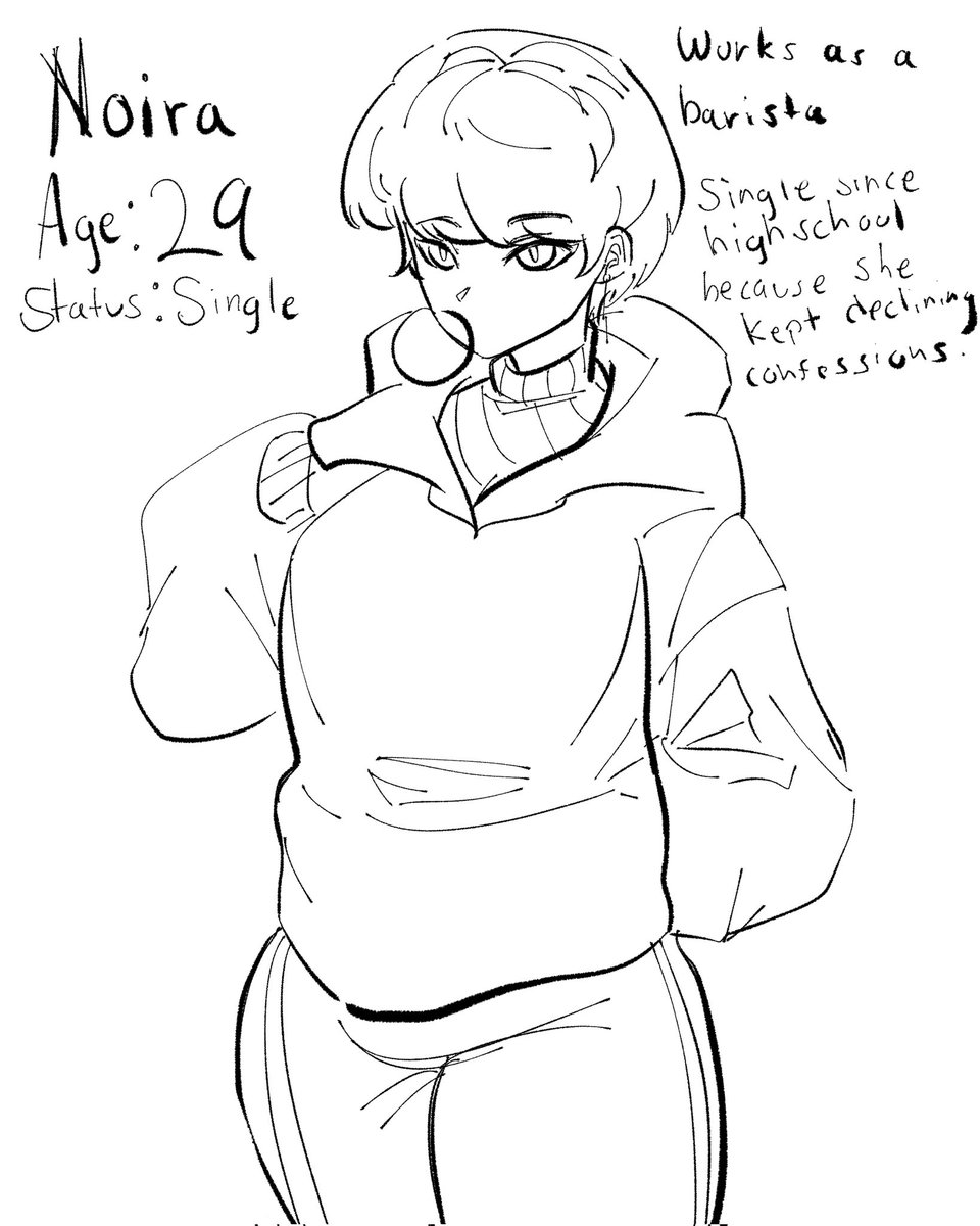Yazwahoo's tweet image. new oc, noira yaay 🥳