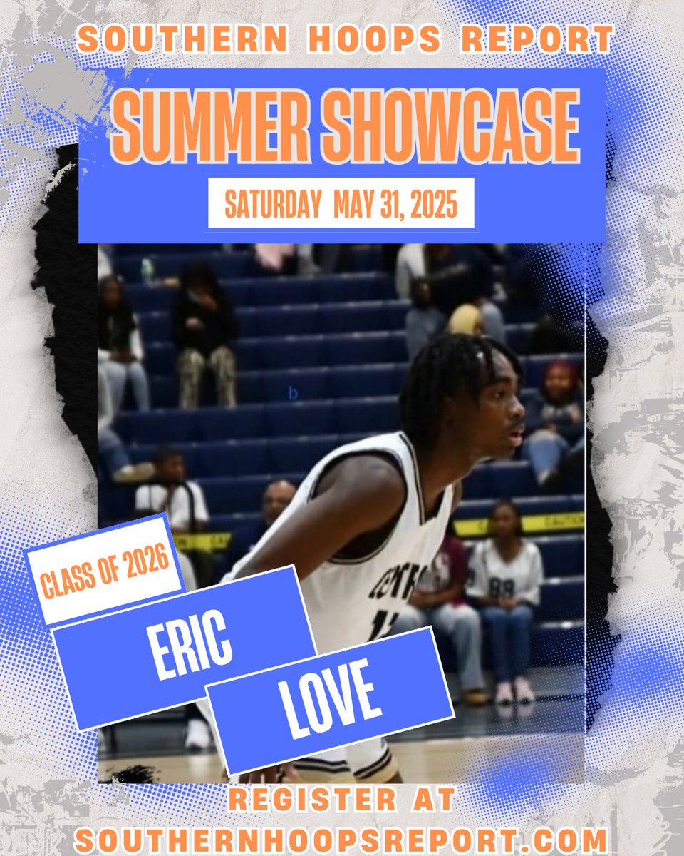 Southern Hoops Report Summer Showcase

2026 <a href="/EricLoveIII/">eric</a>  has locked his spot in!
🗓️ Sat May 31st

-Top Competition
-National/Local Media
-Highlight Tapes/Write Ups

-One of Southeast's Longest Running/Reputable showcases

Join Him:
southernhoopsreport.com/shreportshowca…