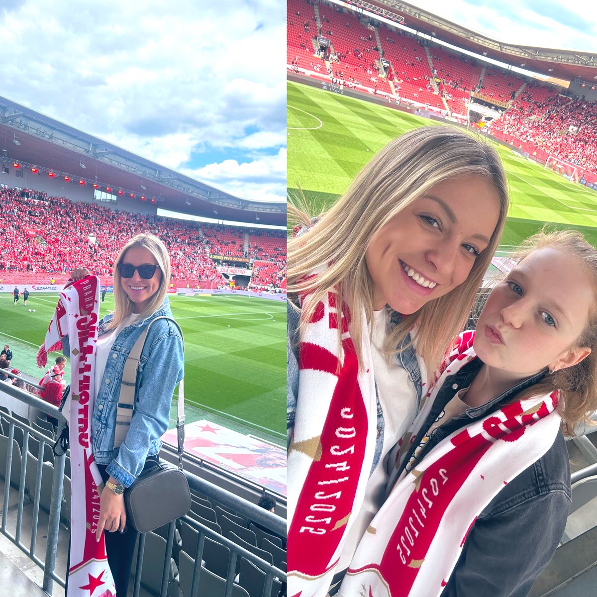SlavistkaSandra's tweet photo. Děkuju za tuhle úžasnou sezónu ❤️🤍🏆

A v září se mi narodí další slávistka 🤰🏼 https://t.co/78wgaxUKs8