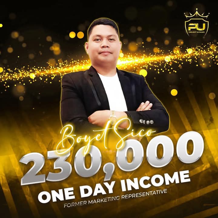 ECKyle1021's tweet photo. 230,000 in One Day!

From former marketing representative to full-time network builder, Mentor Boyet Sico proves that in Project Ultimate, massive results are possible — whether through HOPE, OSP, or any method aligned with your pace and purpose.

Congratulations, Mentor Boyet! https://t.co/0NT1GgBsC2