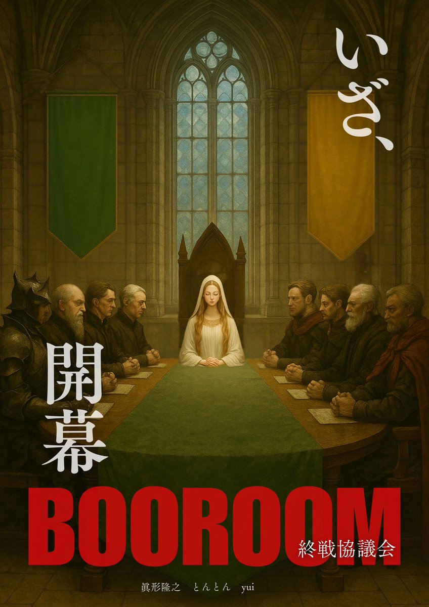 BOOROOM (@booroom2025) on Twitter photo 【お知らせ📢】
◤ ̄ ̄ ̄ ̄ ̄ ̄ ̄ ̄ ̄ ̄◥
大人数マーダーミステリー
   BOOROOM
    開催決定!
◣__________◢
"終戦協議会"に参加する2か国の代表者を、クラウドファンディングで募集します。
【CF期間:6/1(日)19時~6/30(月)24:00】
camp-fire.jp/projects/85053…
#BOOROOM 【お知らせ📢】
◤ ̄ ̄ ̄ ̄ ̄ ̄ ̄ ̄ ̄ ̄◥
大人数マーダーミステリー
   BOOROOM
    開催決定!
◣__________◢
"終戦協議会"に参加する2か国の代表者を、クラウドファンディングで募集します。
【CF期間:6/1(日)19時~6/30(月)24:00】
camp-fire.jp/projects/85053…
#BOOROOM