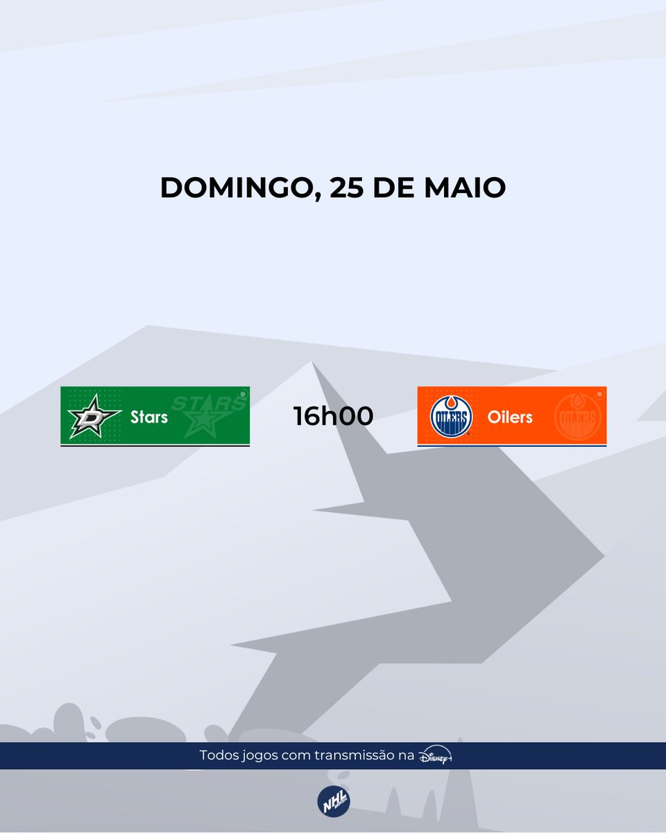 🚨JOGO DO DIA 🚨

Hoje é dia de voltar para o Oeste, com a série indo para Edmonton empatada em 1x1.

#BrasilTemNHL