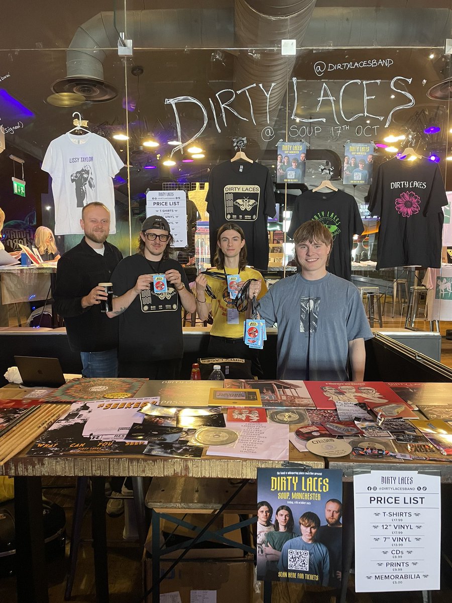 DIRTY LACES (@dirtylacesband) on Twitter photo Free <a href="/Tim_Burgess/">Tim Burgess</a> Merch Market laminates for anyone who pops by our stall. First come first serve x Free <a href="/Tim_Burgess/">Tim Burgess</a> Merch Market laminates for anyone who pops by our stall. First come first serve x